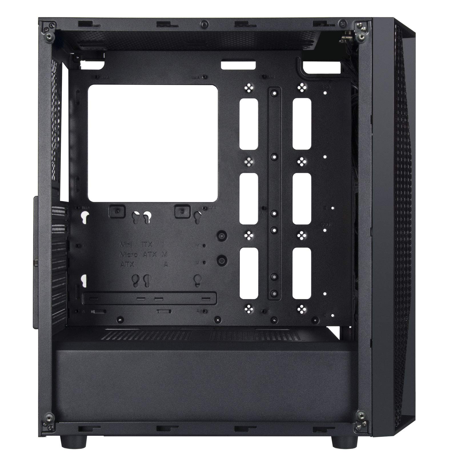 SilverStone FARA B1 ATX Gaming-Gehäuse Glas Schwarz