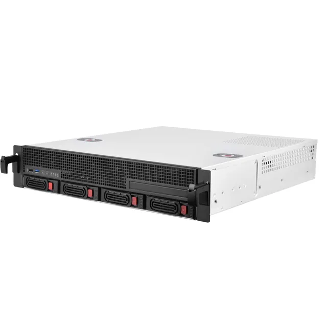 SilverStone Rackmount Storage RM21-304 2U Server-Gehäuse 4-Bay