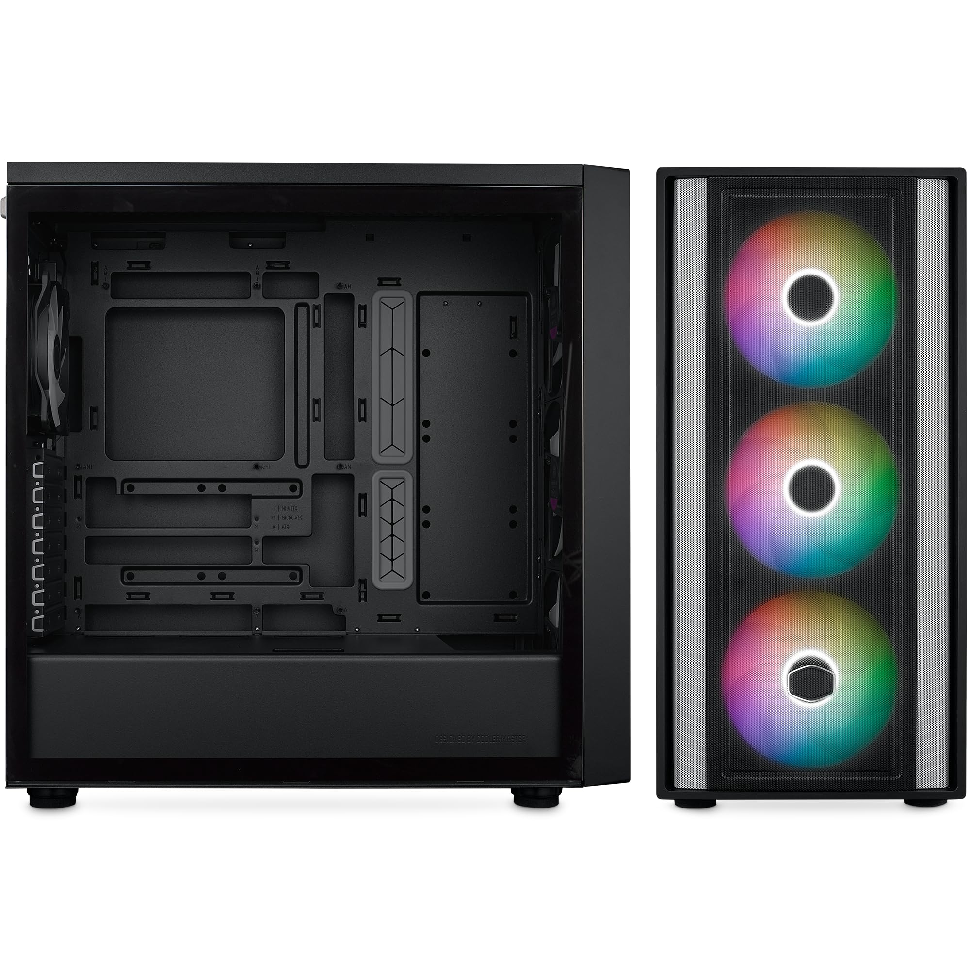 Cooler Master MasterBox 600 PC-Gehäuse Schwarz ARGB Glas