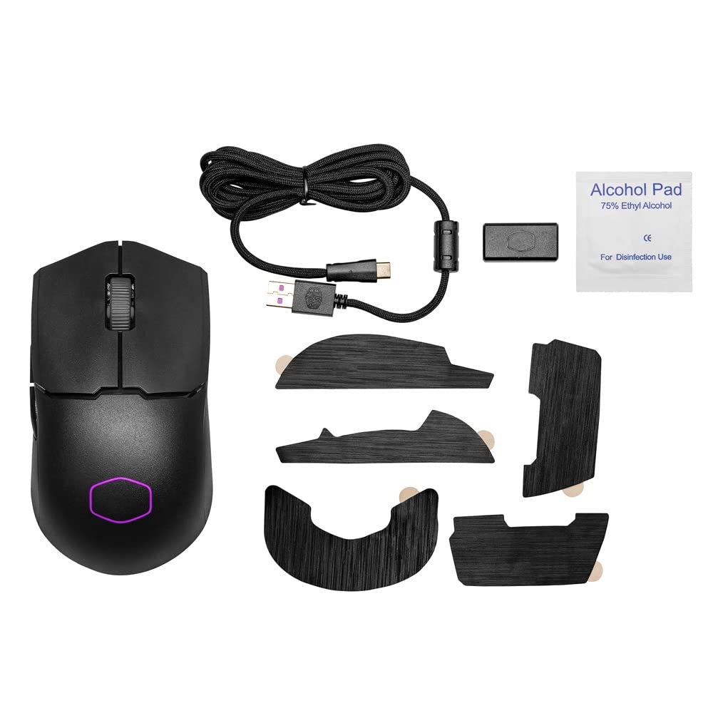Cooler Master MM712 Wireless Gaming-Maus Schwarz 59g 19K DPI