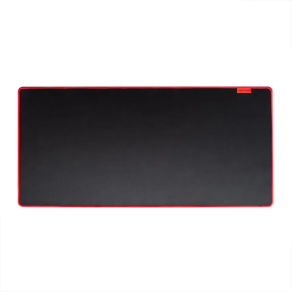 Modecom Volcano Erebus Black Mauspad Stoff groß rot Saum