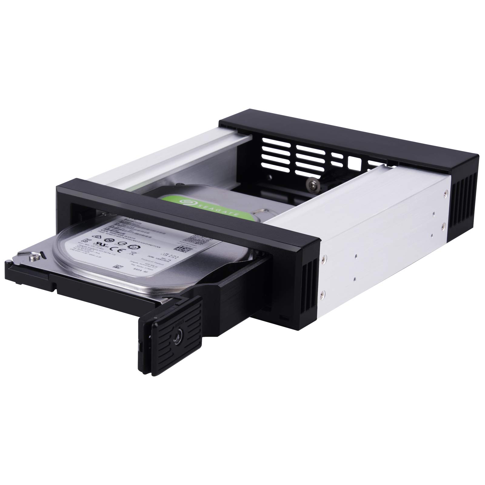 SilverStone FS301 Wechselrahmen 5,25 auf 3,5 SAS SATA Hot-Swap