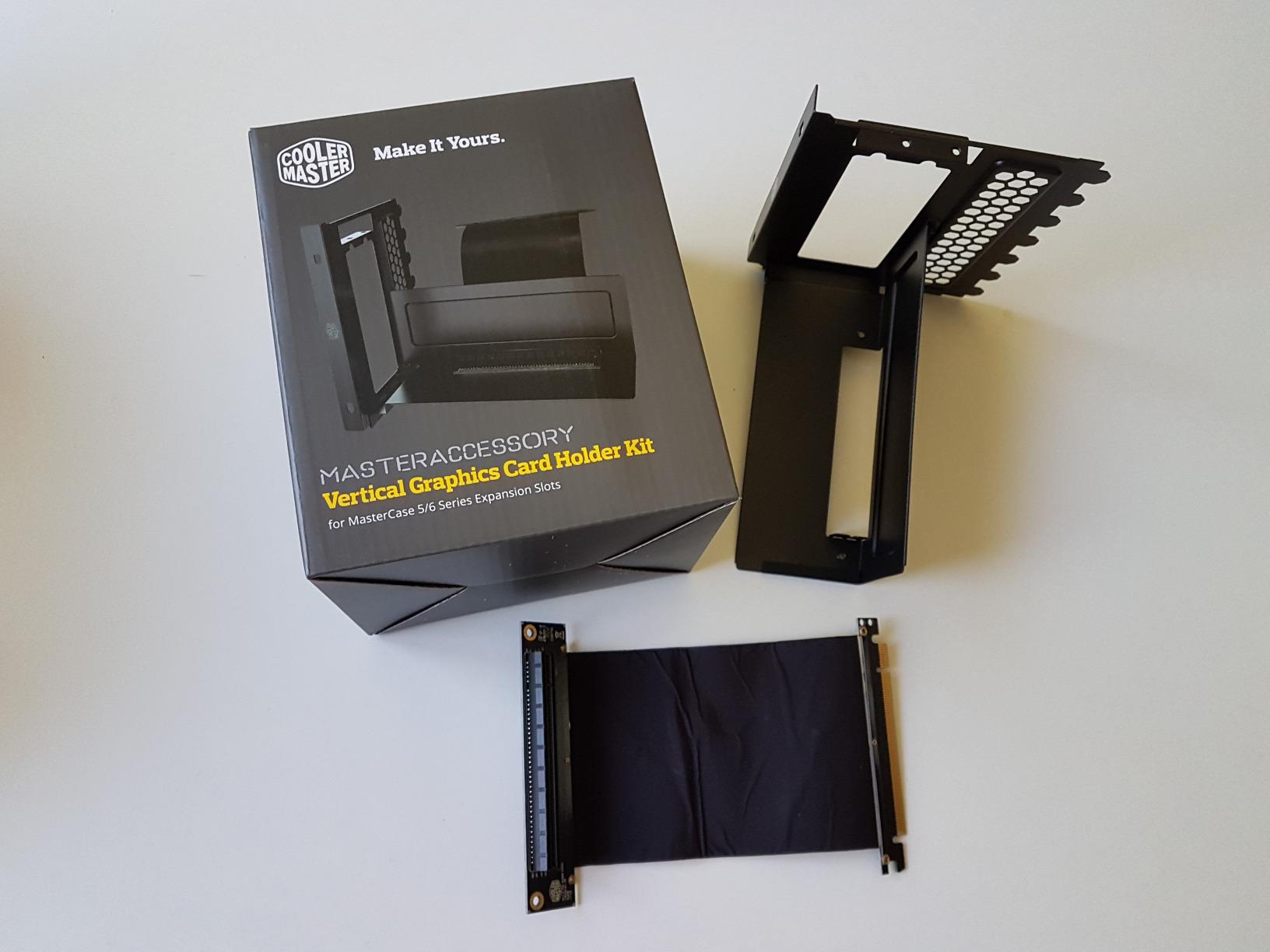 Cooler Master Vertikaler Grafikkartenhalter Riser-Kabel MasterCase