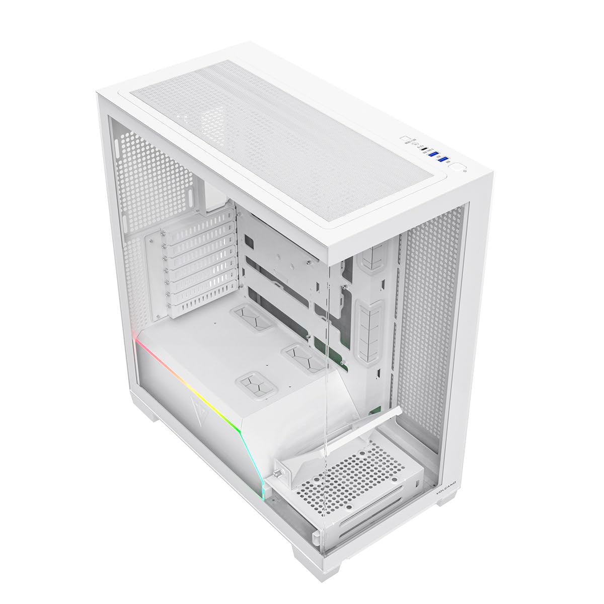 Modecom Volcano Stellar Plus MIDI NF Gehäuse Weiß ATX