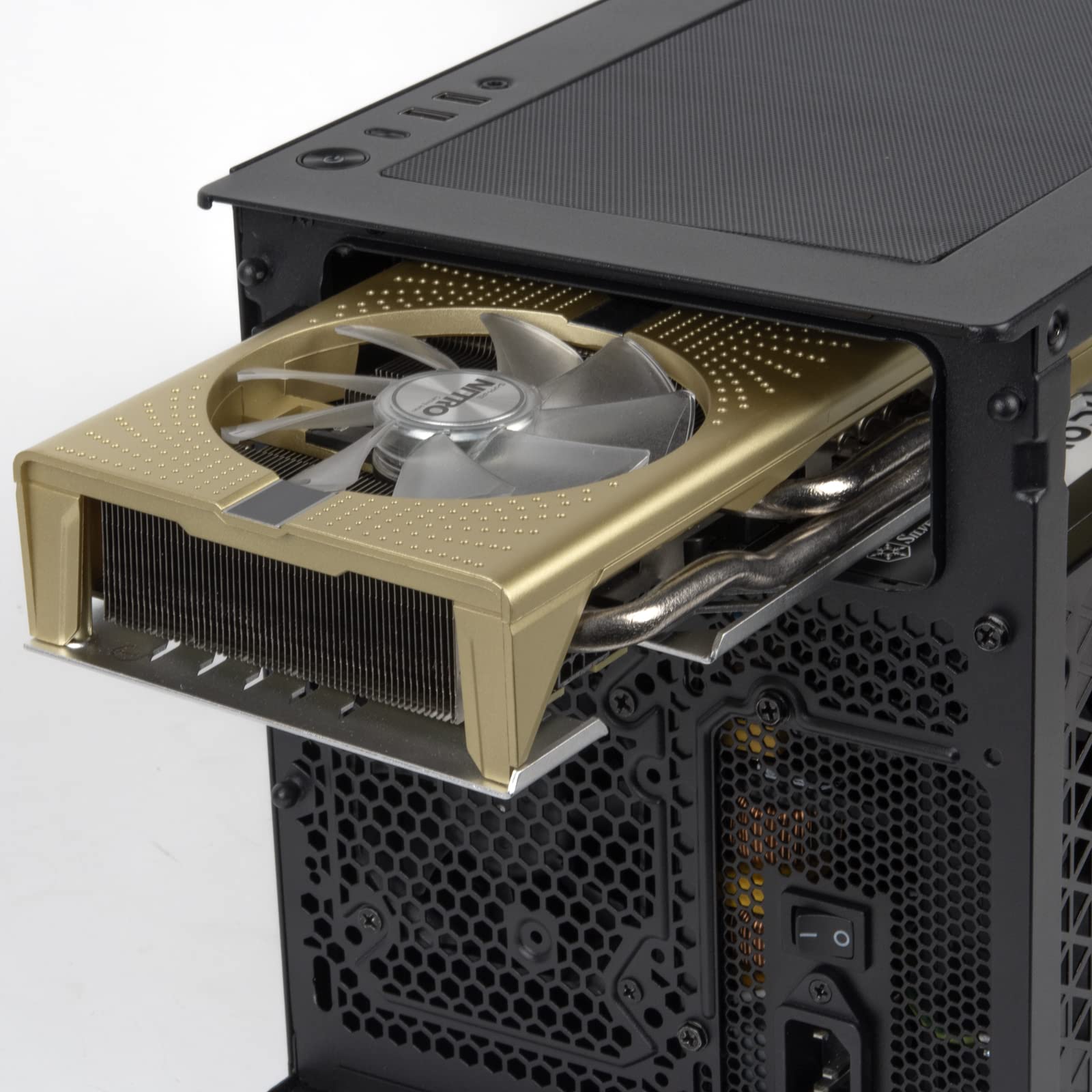 SilverStone SUGO SG16B Mini-ITX Cube Gehäuse schwarz