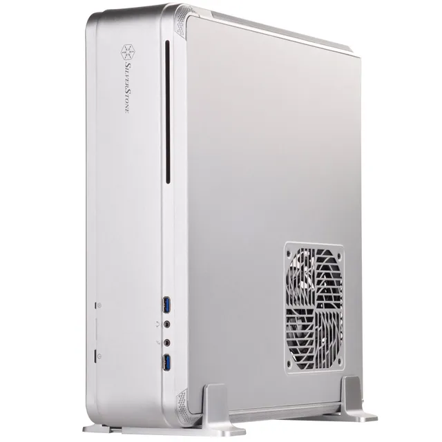 SilverStone Fortress FTZ01S Mini-ITX Gehäuse silber