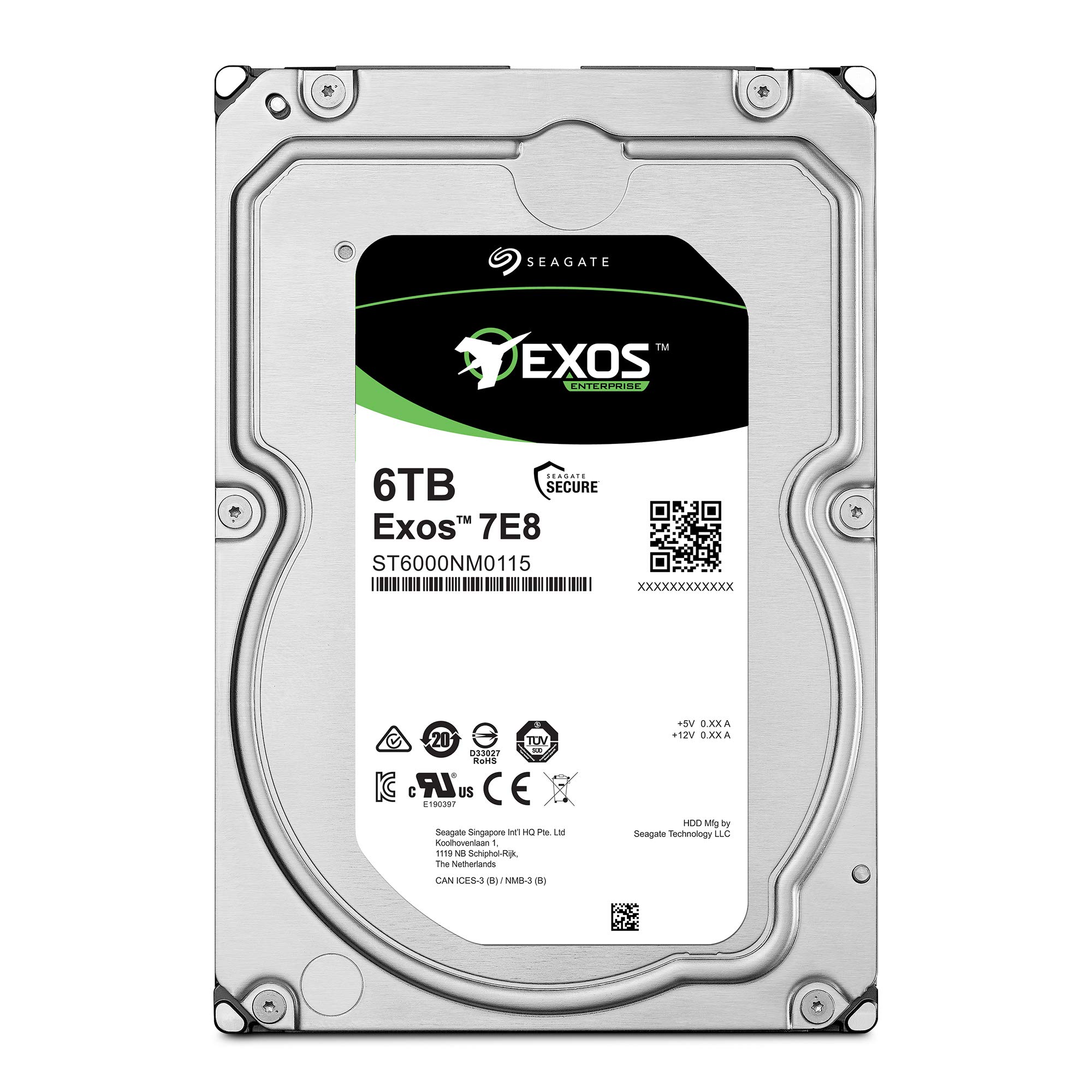 Seagate Exos 7E8 6TB Festplatte SATA Enterprise 512N