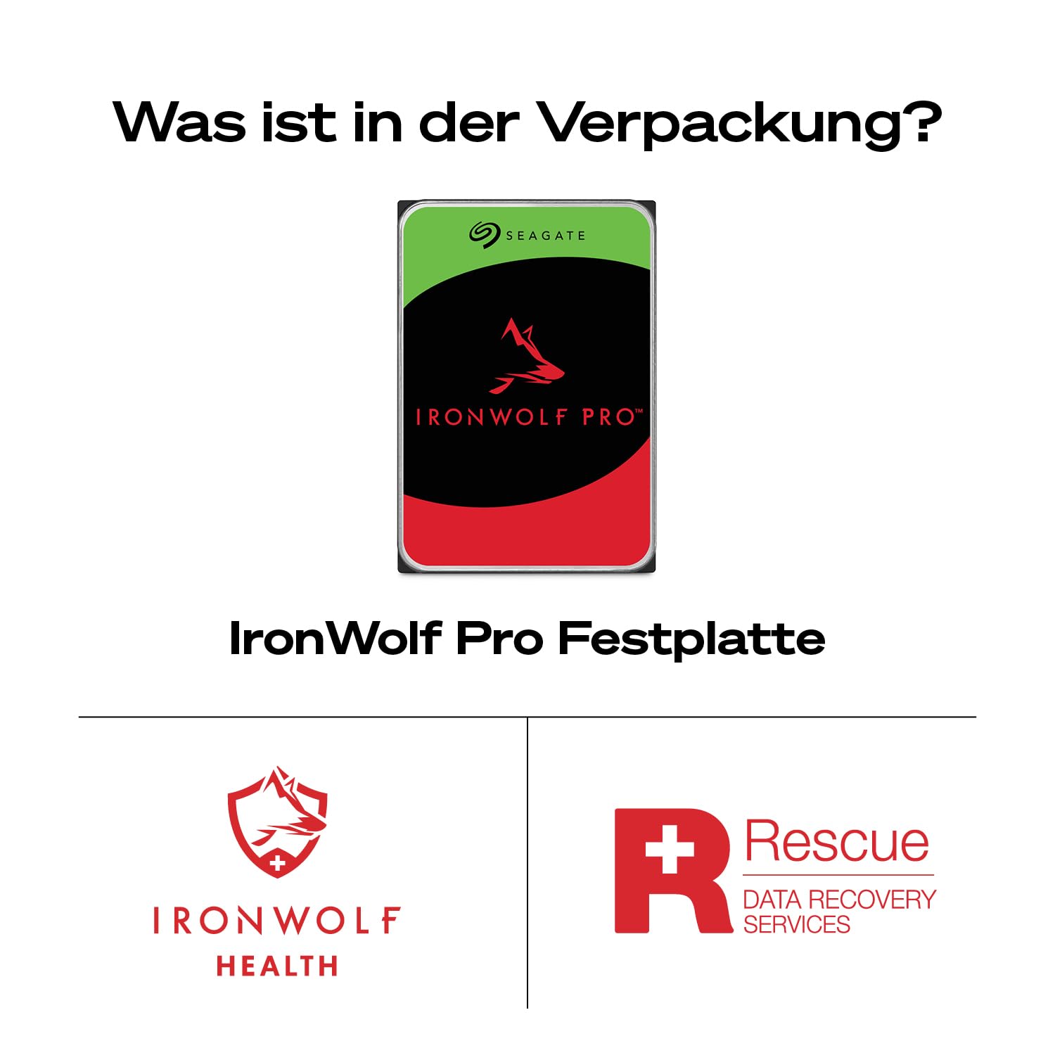 Seagate IronWolf Pro ST12000NTZ01 NAS-HDD 12TB 7200