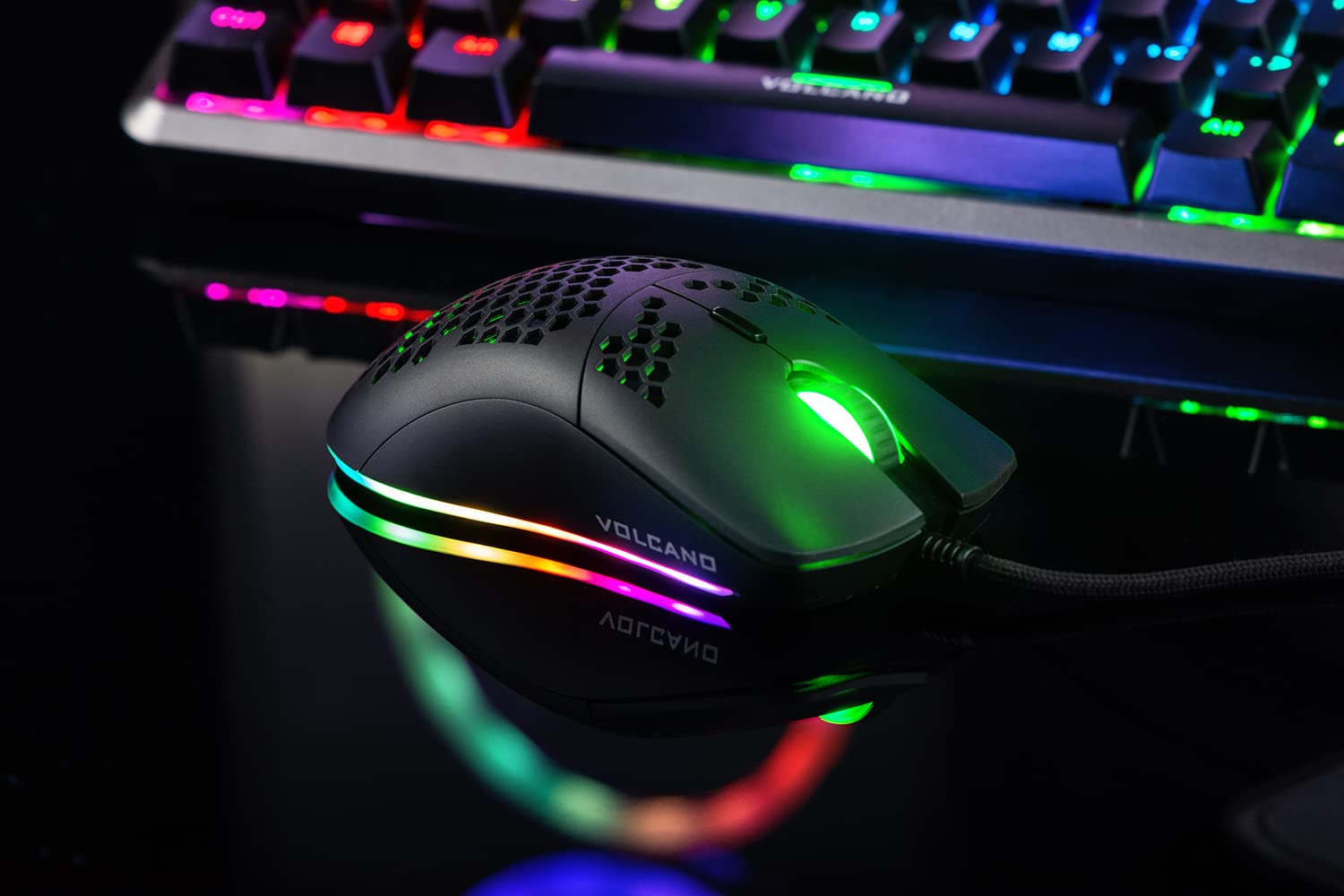 Modecom Volcano Shinobi 3360 Gaming-Maus 72 g schwarz