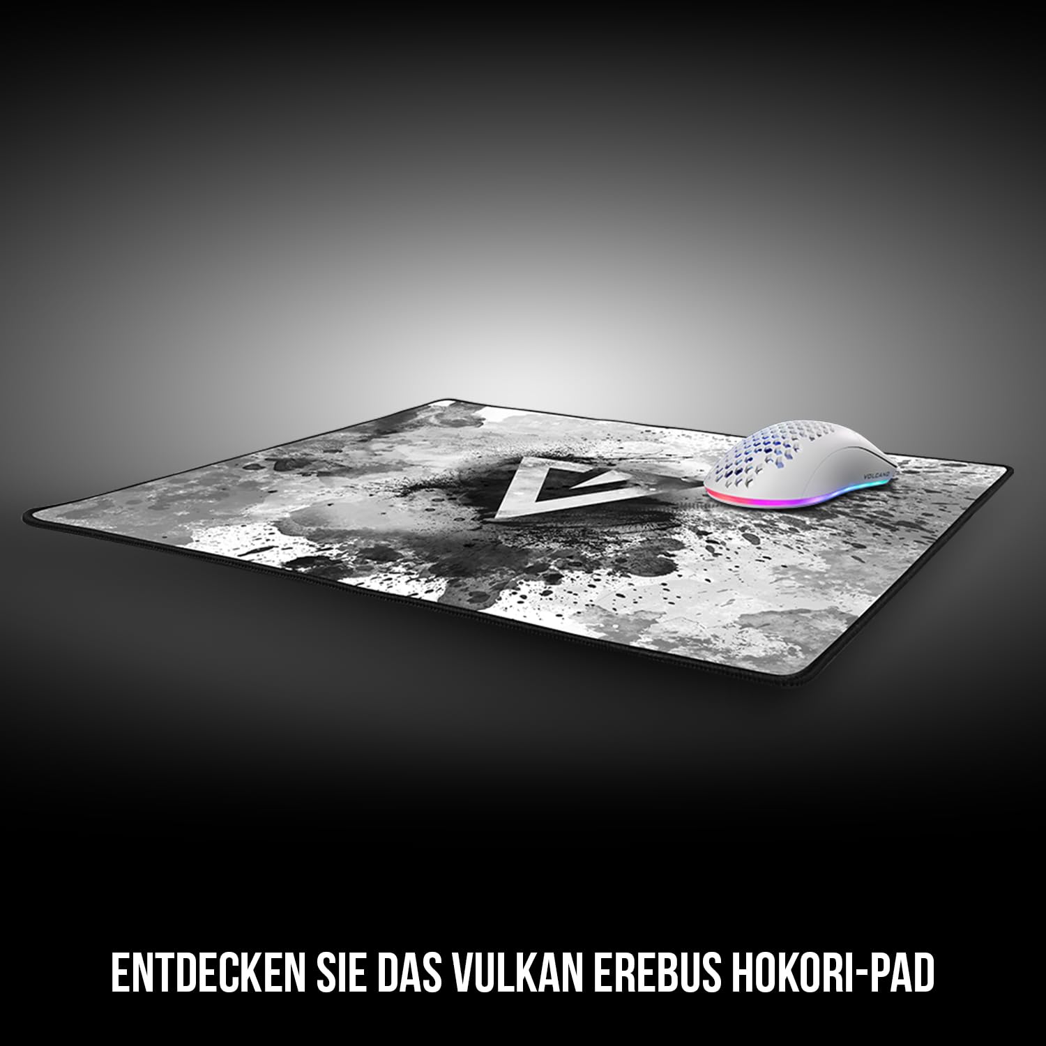 Modecom Volcano Elbrus Hokori Mauspad Schwarz Design-Print