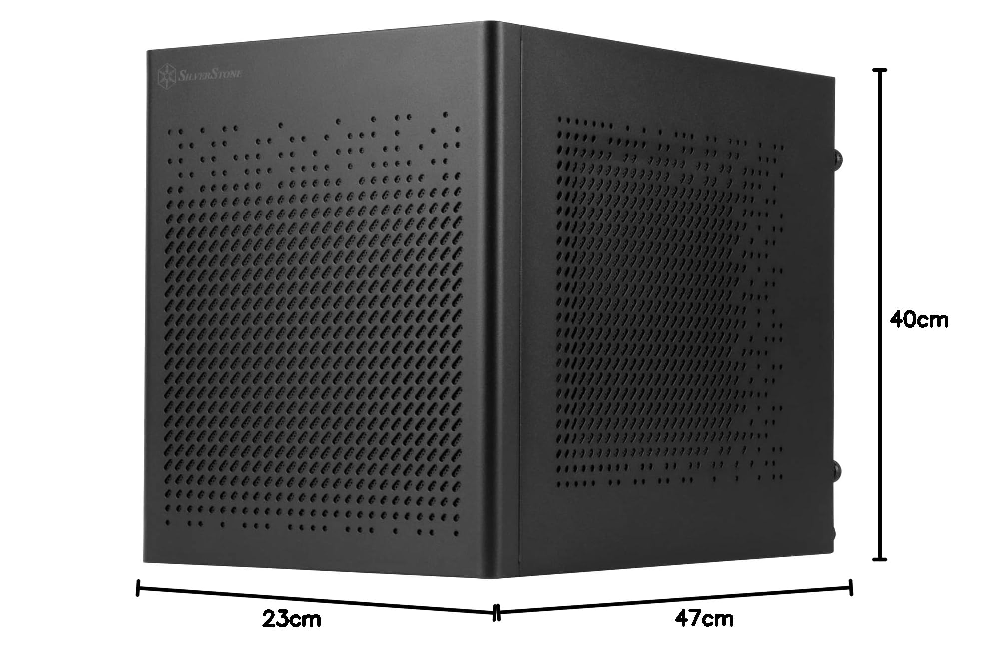 SilverStone SUGO SG16B Mini-ITX Cube Gehäuse schwarz