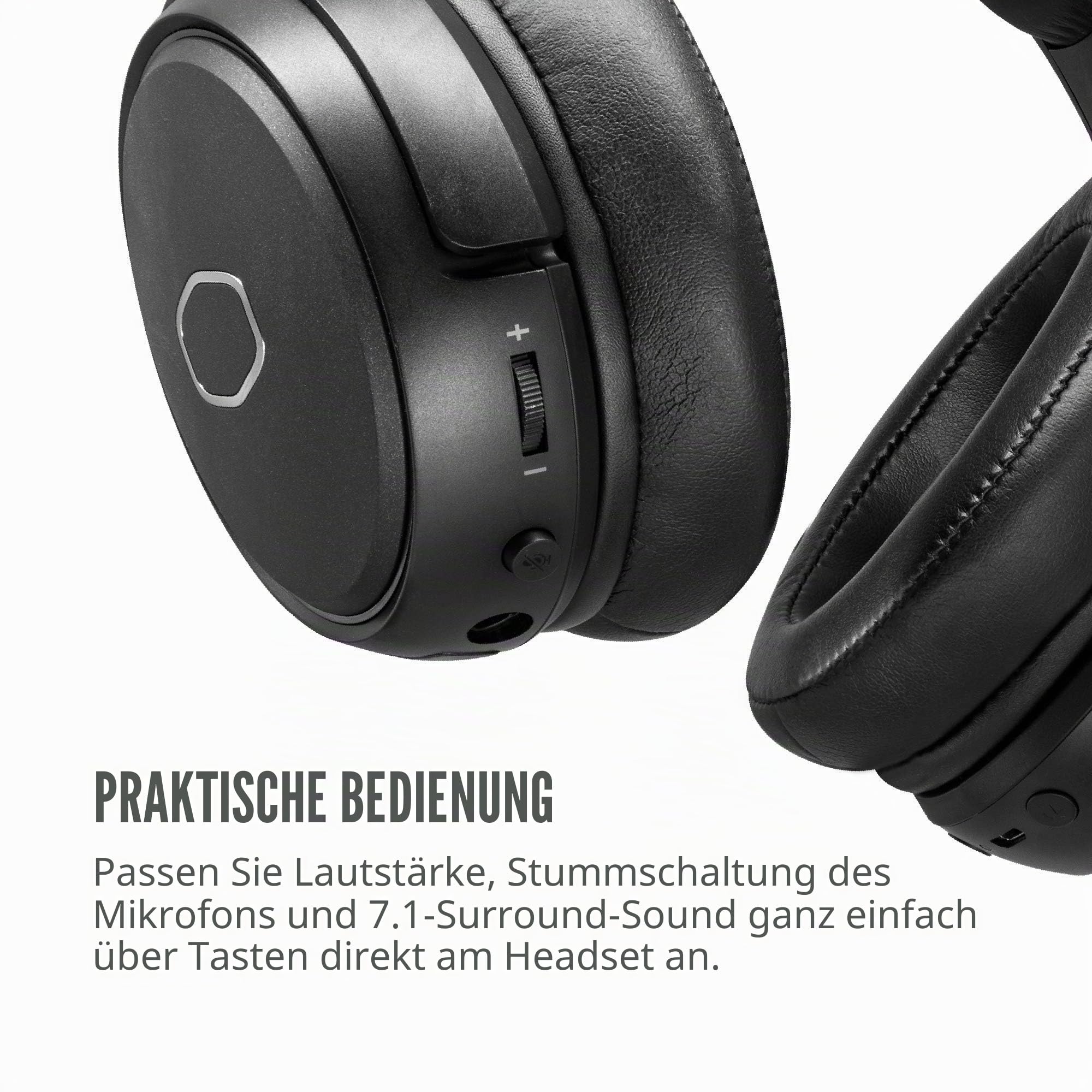 Cooler Master MH670 Wireless Gaming-Headset 7.1 schwarz