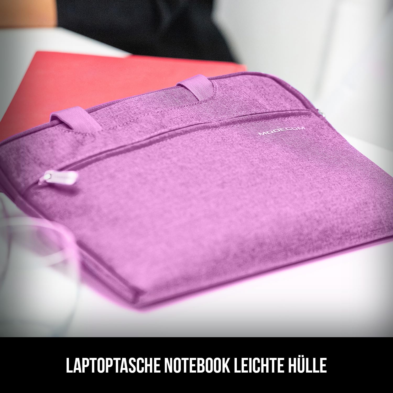 Modecom Highfill Laptoptasche 11,3 Zoll Lila Reißverschluss