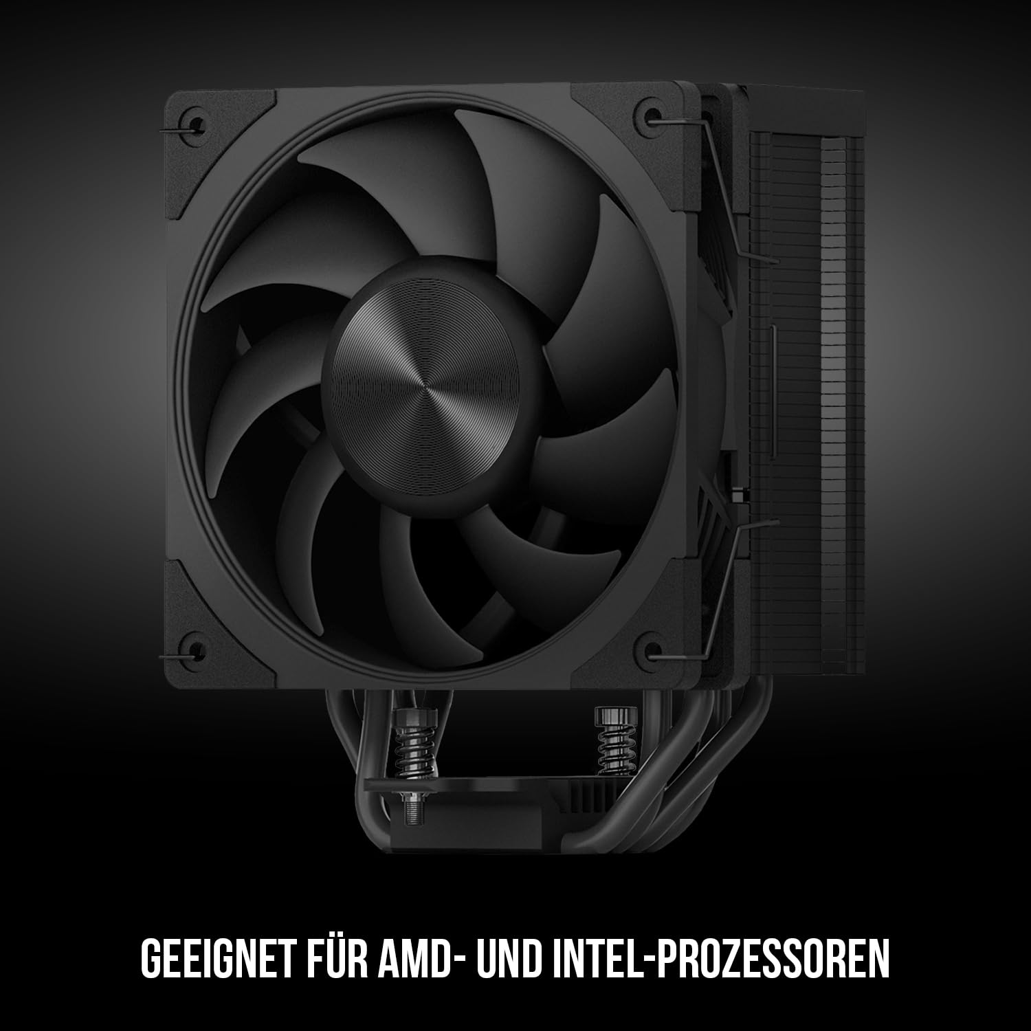 Modecom Volcano 0C T100 CPU Luftkühler schwarz 4 Heatpipes