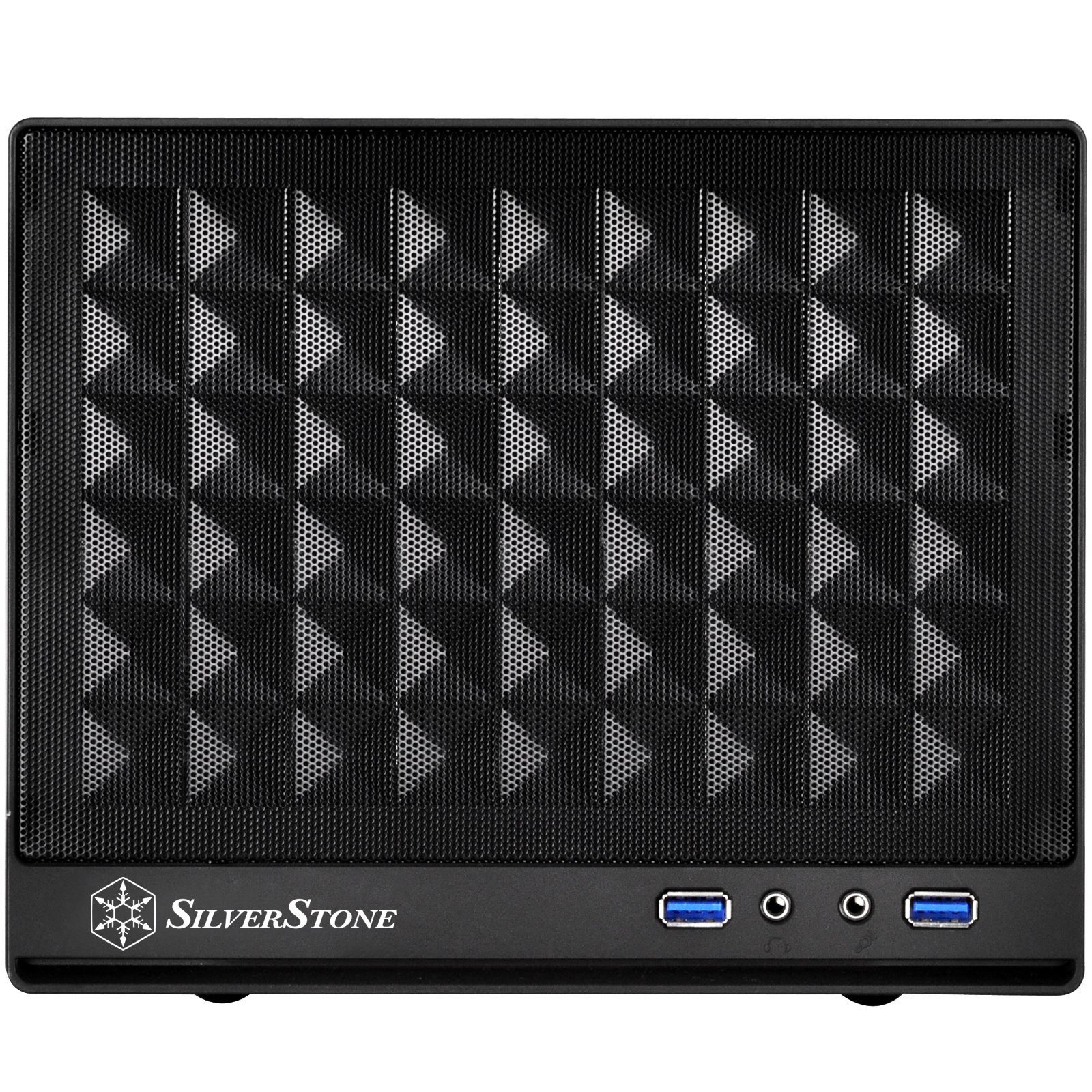 SilverStone Sugo SG13B Mini-ITX Cube-Gehäuse schwarz Mesh