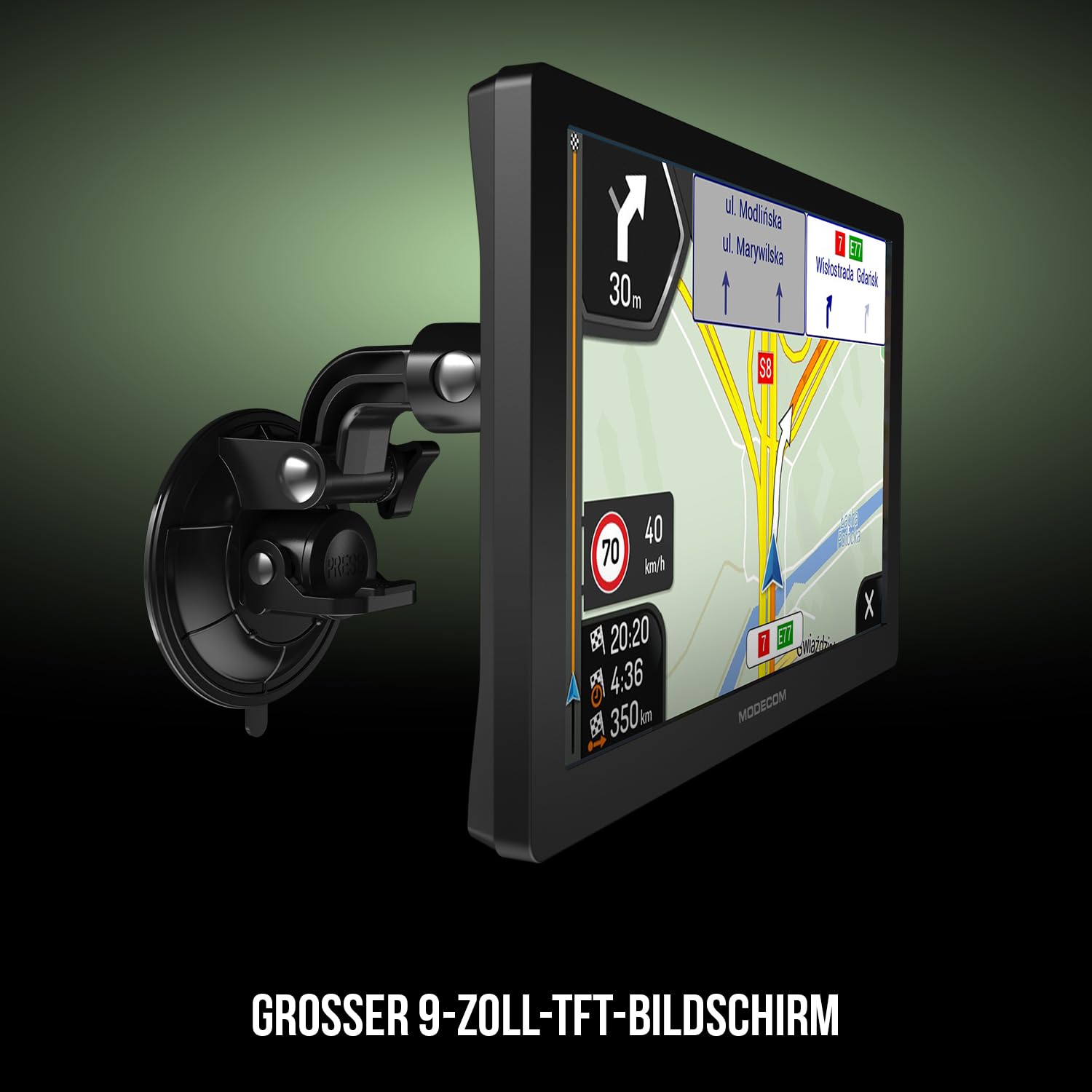 Modecom Freeway CX 9.4 Navigationsgerät 9 Zoll Bluetooth iGO