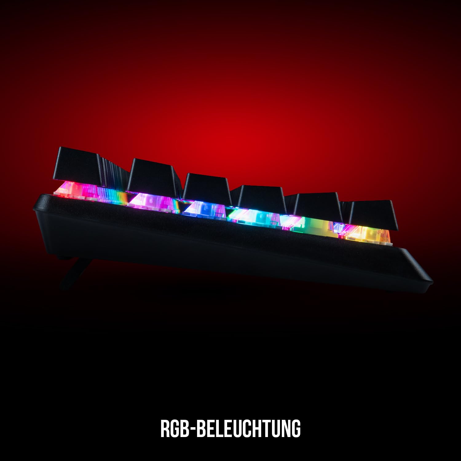 Modecom Volcano Lanparty Plus RGB Tastatur TKL Brown QWERTZ