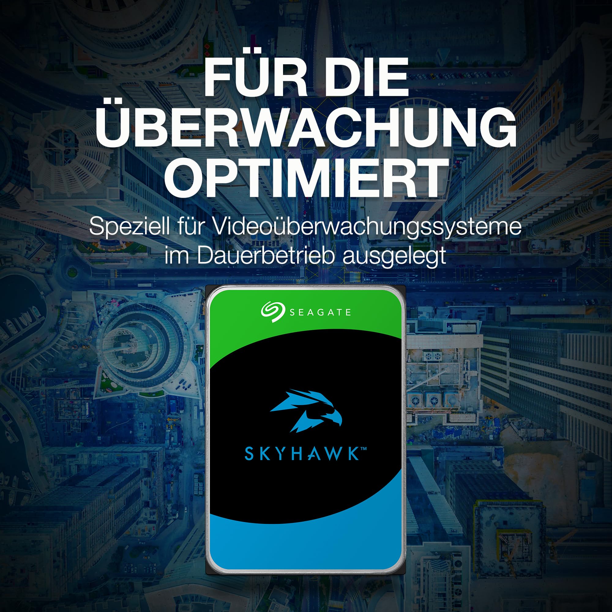 Seagate SkyHawk ST4000VXZ16 interne Festplatte 4TB Überwachung