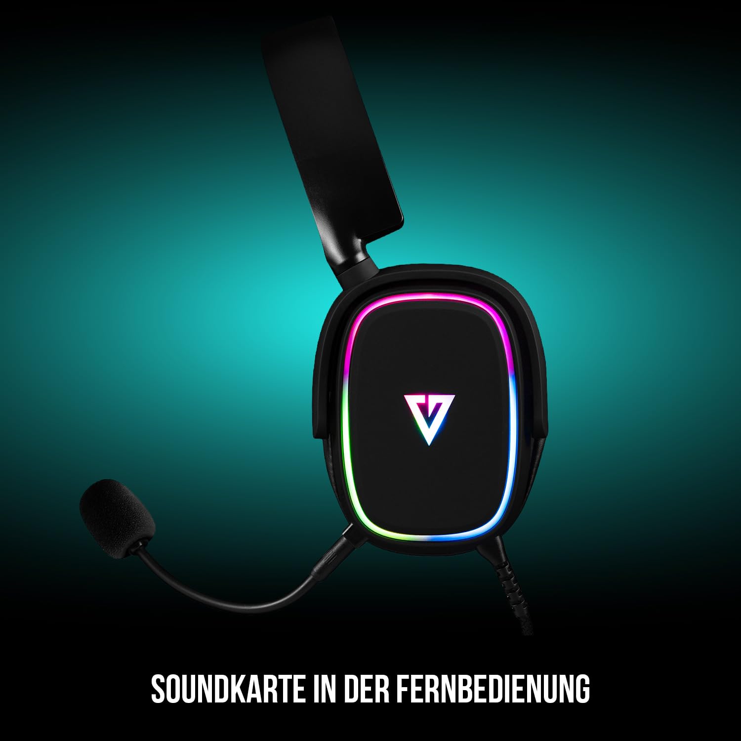 Modecom Volcano MC-899 Prometheus Gaming-Headset USB schwarz