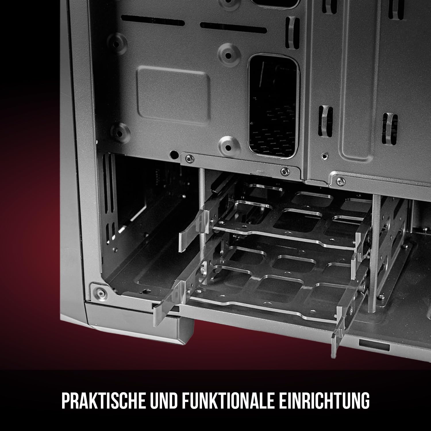 Modecom Oberon Pro LE Midi Tower schwarz PC Gehäuse