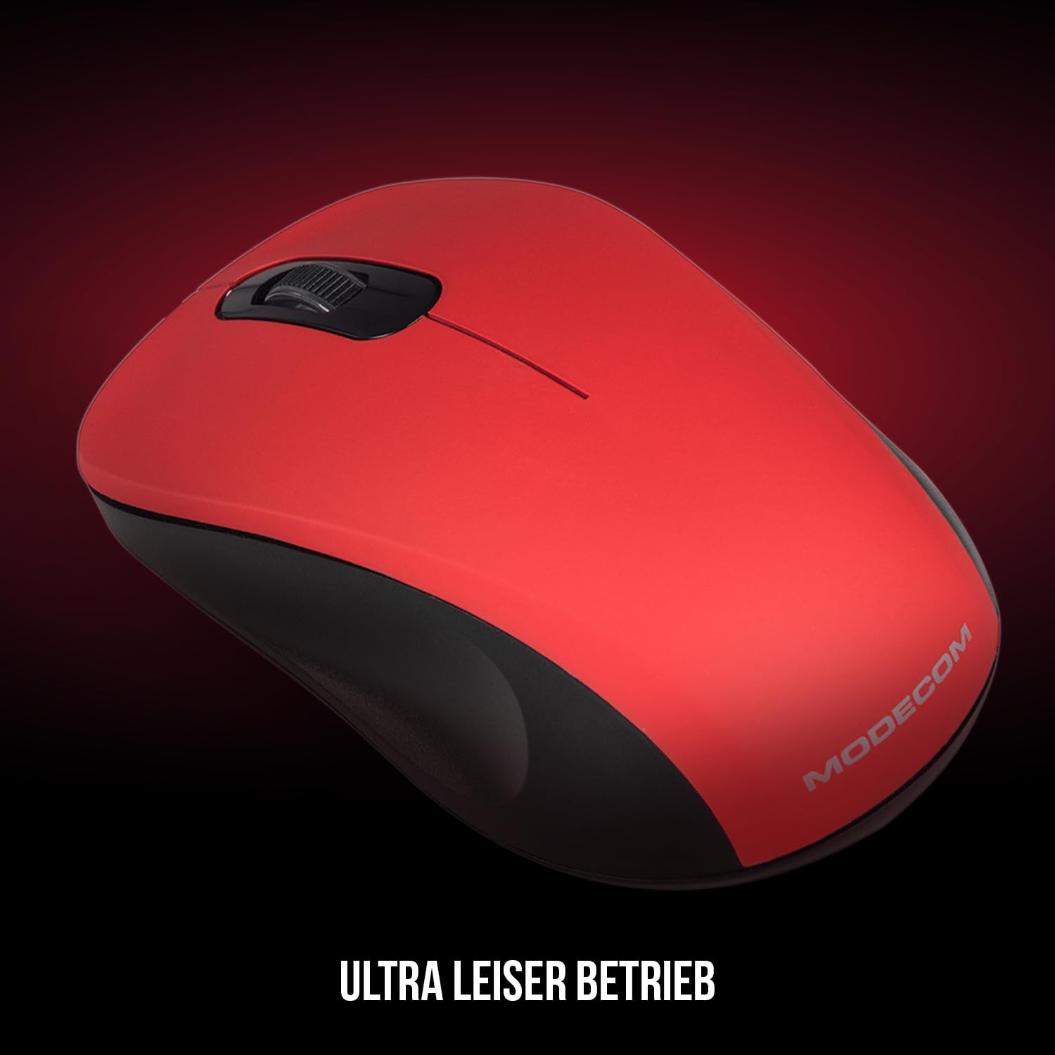 Modecom Mice MC-M10S USB Maus rot leise optisch