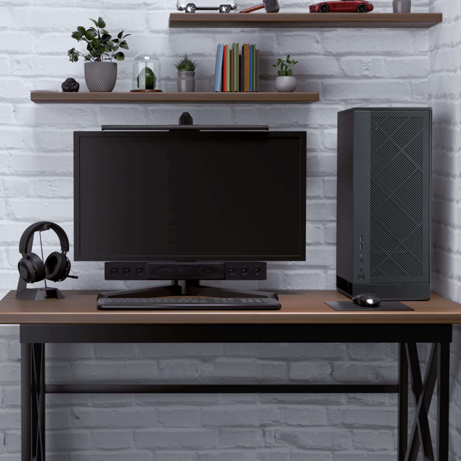 SilverStone ALTA G1M Micro-ATX Tower schwarz Kamineffekt