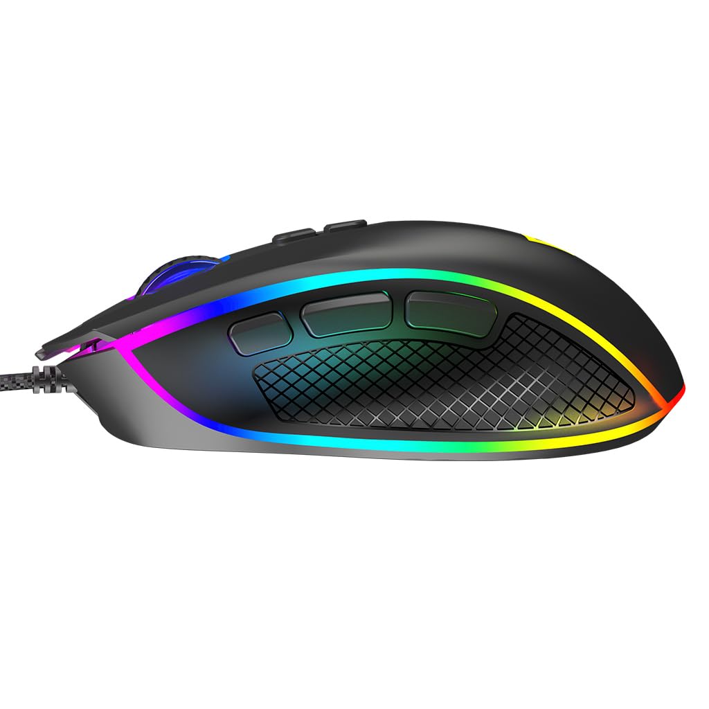 Modecom Volcano Veles Gaming Maus kabelgebunden RGB 7 Tasten