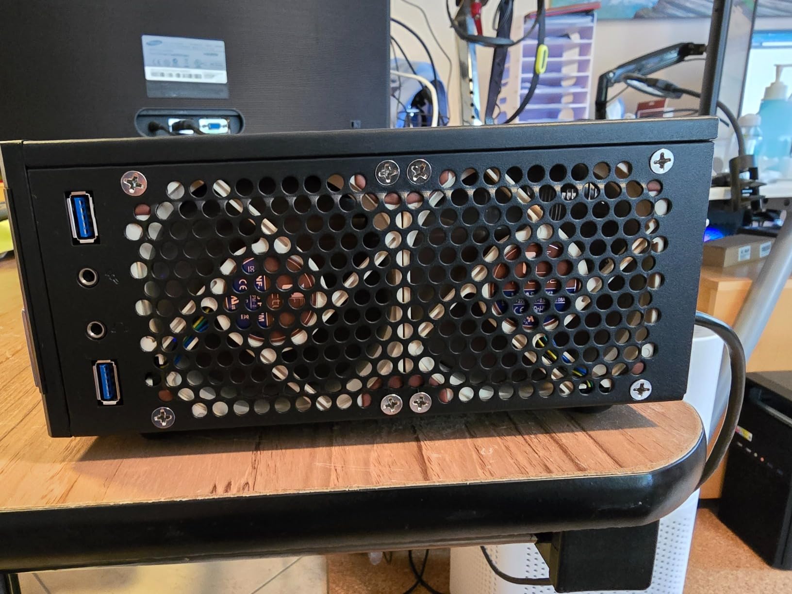 SilverStone Milo ML05B Mini-ITX Gehpdeuse schwarz 7 Liter