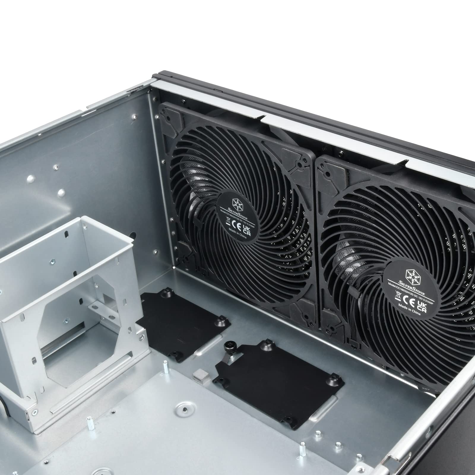 SilverStone RM51 SST-RM51 Rackmount-Gehäuse 5HE SSI-EEB schwarz