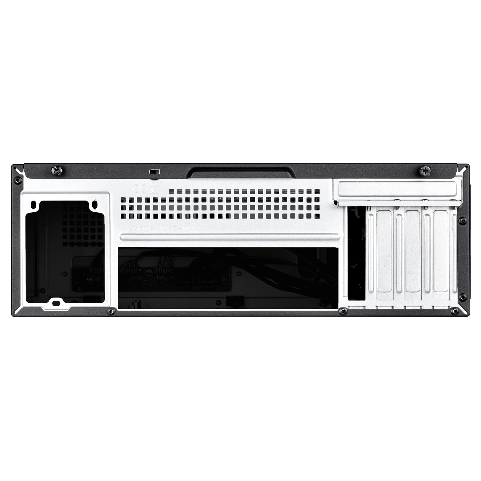 SilverStone MILO ML11 Desktop-Gehäuse Micro-ATX Weiß 10L
