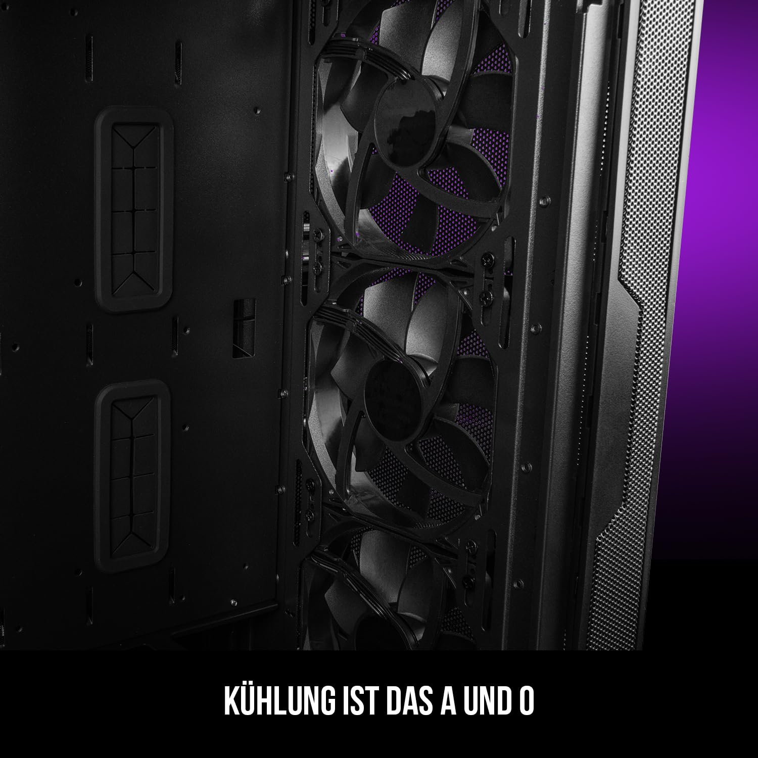 Modecom Volcano Amirani ARGB Midi-Tower Gehäuse 4 Lüfter