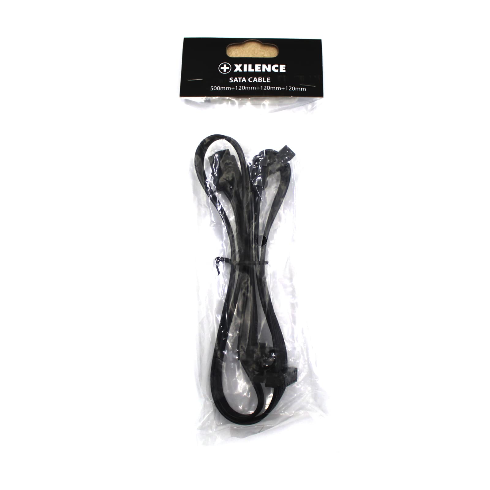 Xilence Accessories XZ182 SATA-Kabel 4x SATA schwarz 500mm