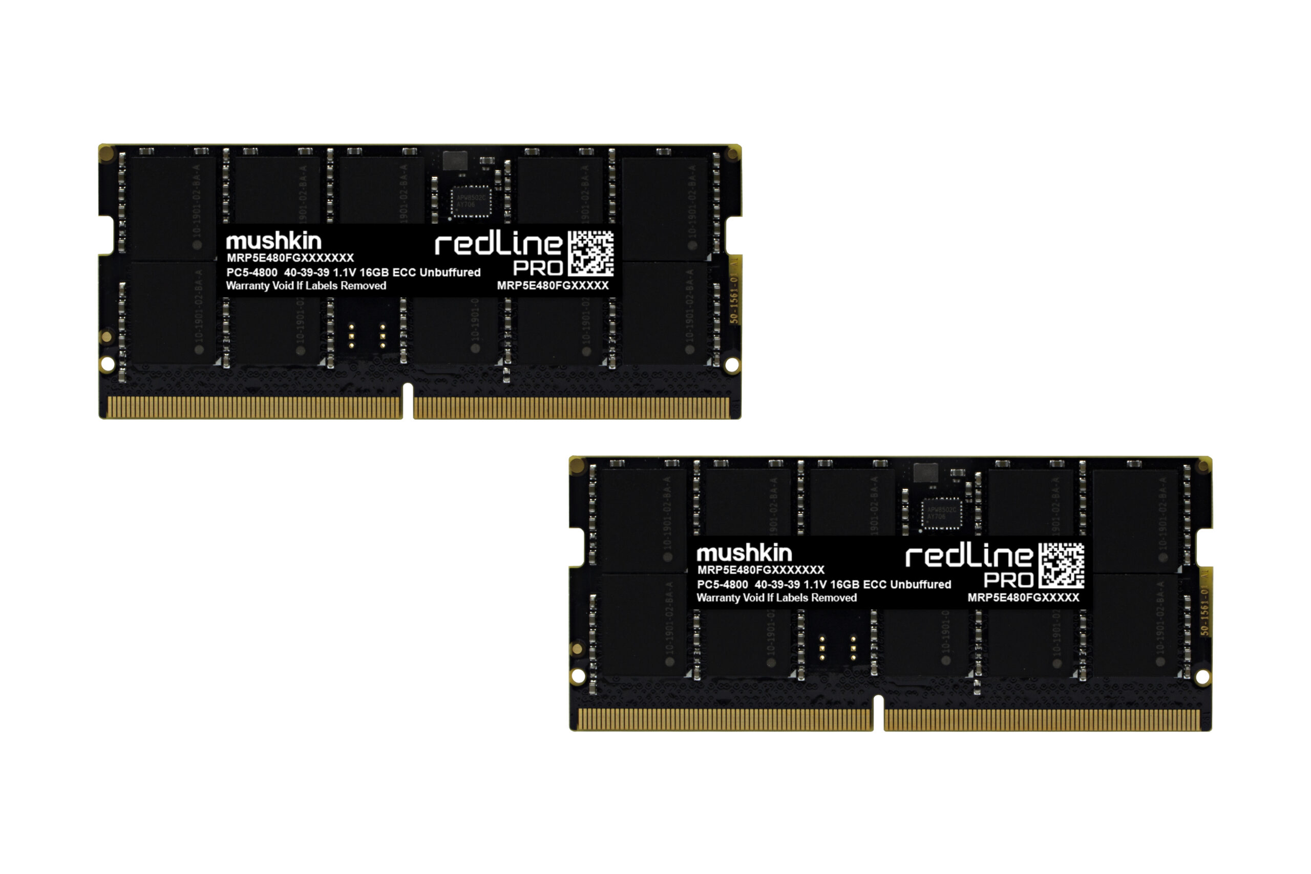 Mushkin Redline Pro 32GB DDR5 Notebook RAM ECC SODIMM 4800