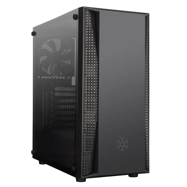 SilverStone FARA B1 ATX Gaming-Gehäuse Glas Schwarz