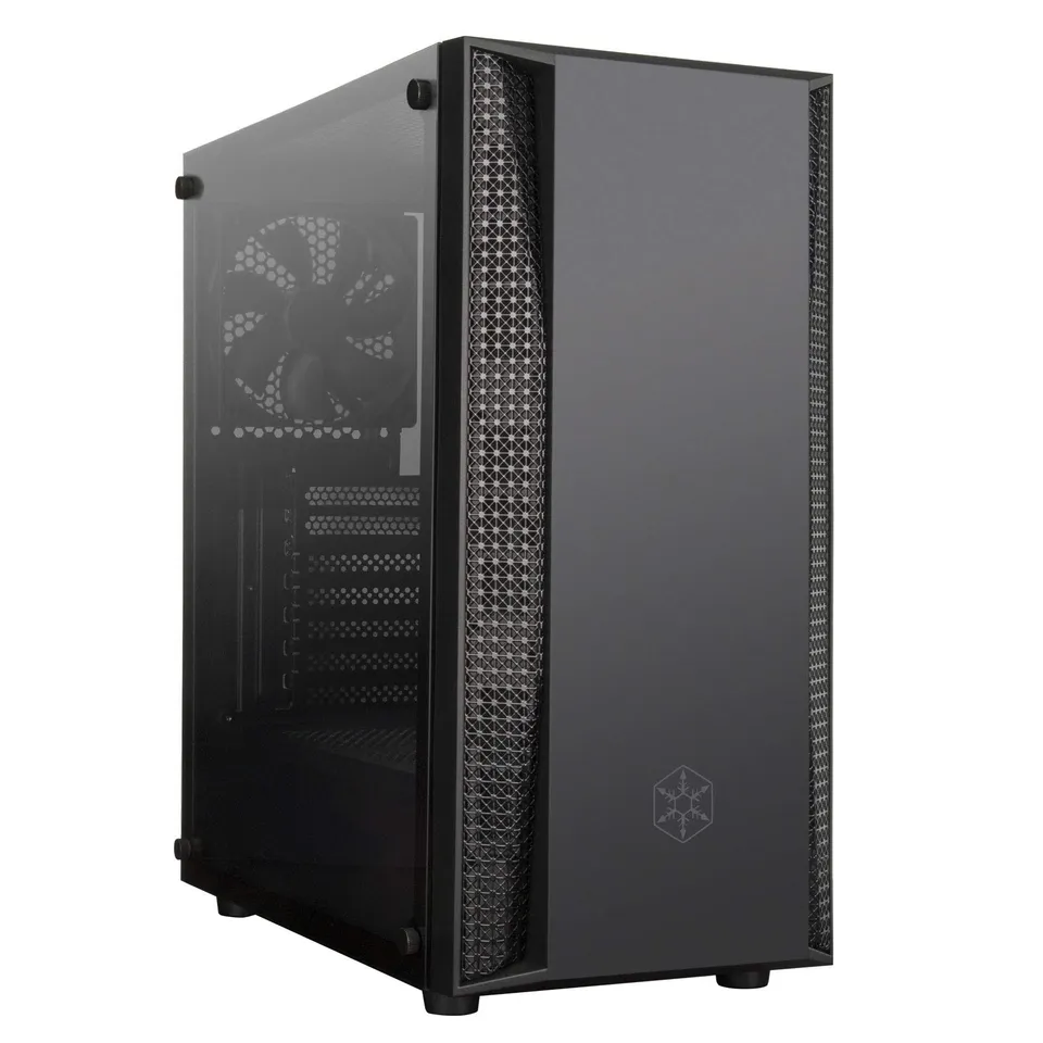 SilverStone FARA B1 ATX Gaming-Gehäuse Glas Schwarz