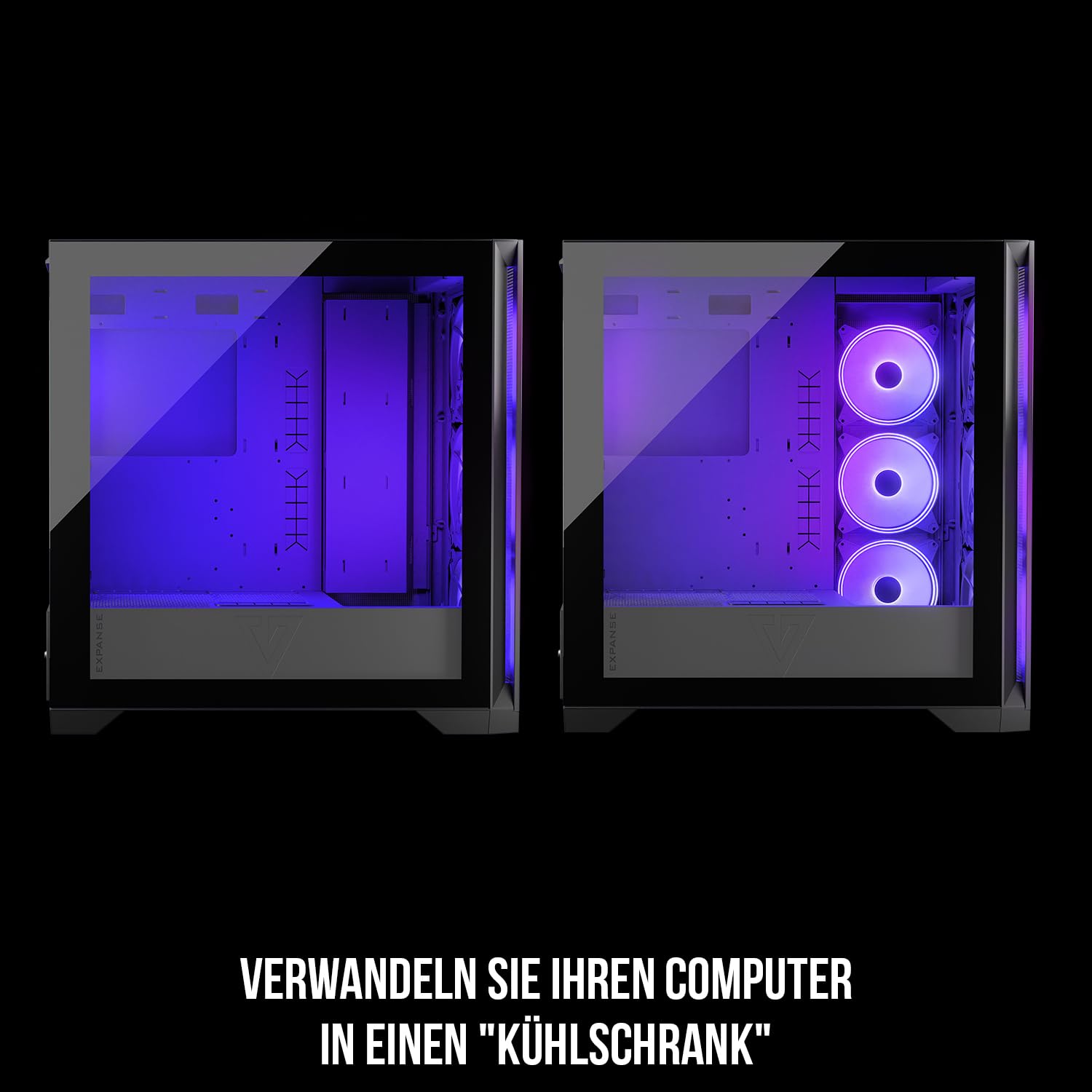 Modecom Volcano Expanse S APEX PC-Gehäuse Schwarz ARGB