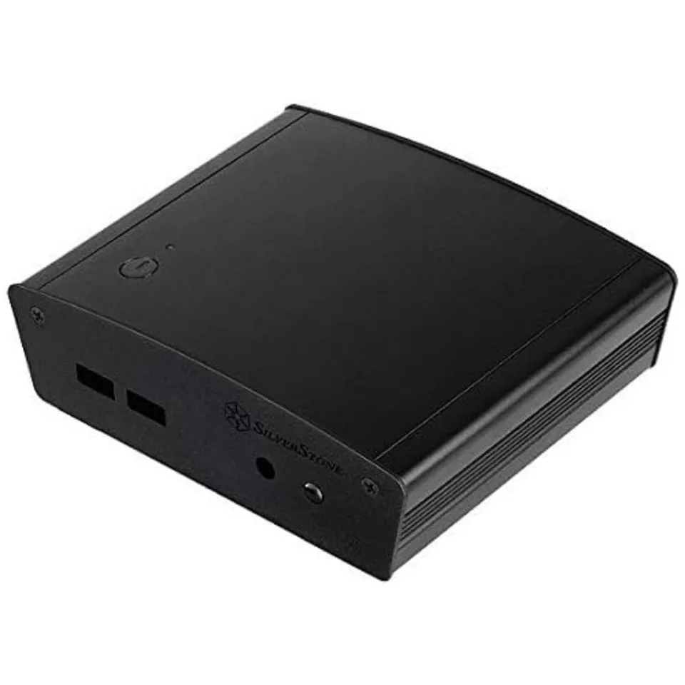 SilverStone Petit SST-PT15B-H1D1 NUC-Gehäuse schwarz