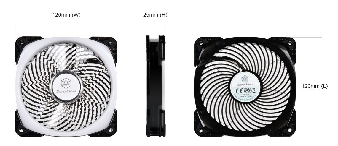 SilverStone AP124-ARGB Air Penetrator Lüfter 120mm RGB