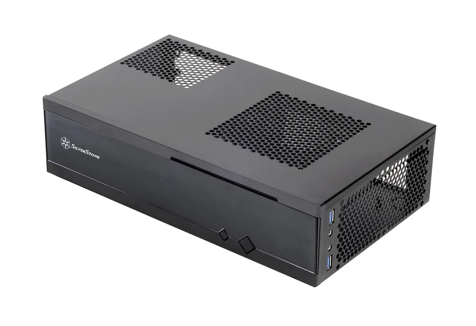 SilverStone Milo ML05B Mini-ITX Gehpdeuse schwarz 7 Liter