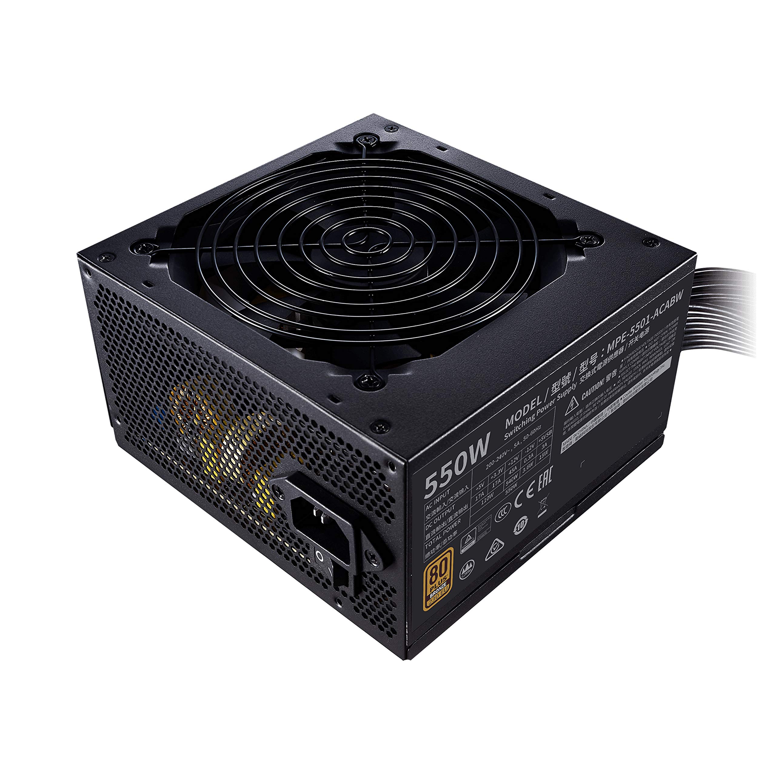 Cooler Master MWE 550 Bronze Netzteil 550W 80 PLUS