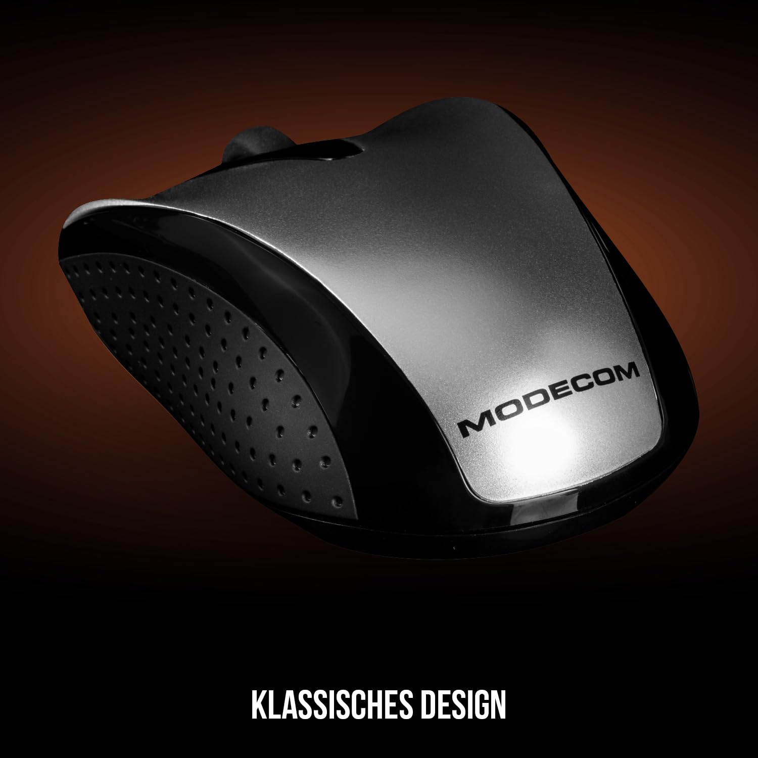 Modecom MC-M4 PC Maus USB kabelgebunden grau optisch