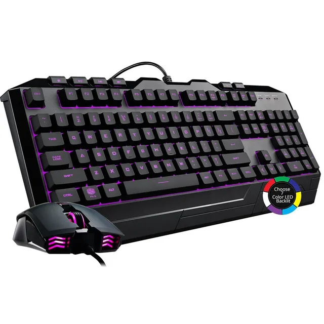 Cooler Master Devastator 3 Tastatur Maus Set AZERTY LED