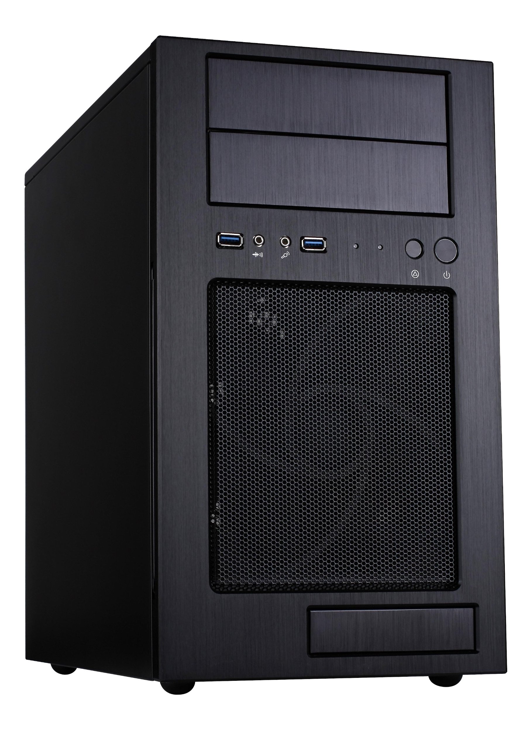 SilverStone Temjin TJ08-E Mini Tower Gehäuse Micro-ATX schwarz