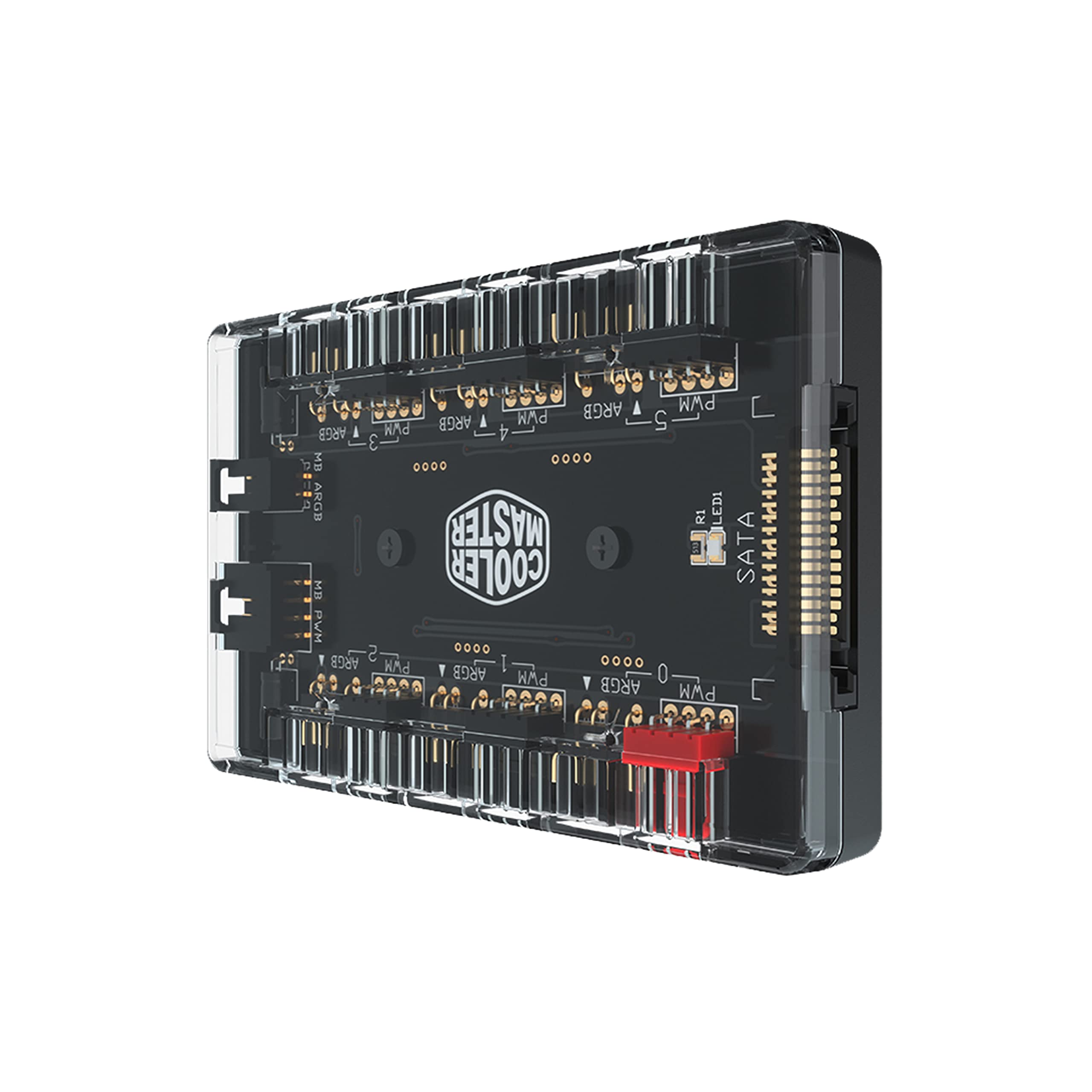 Cooler Master MasterFan ARGB PWM Hub Lüfter-Hub 6-fach Magnet