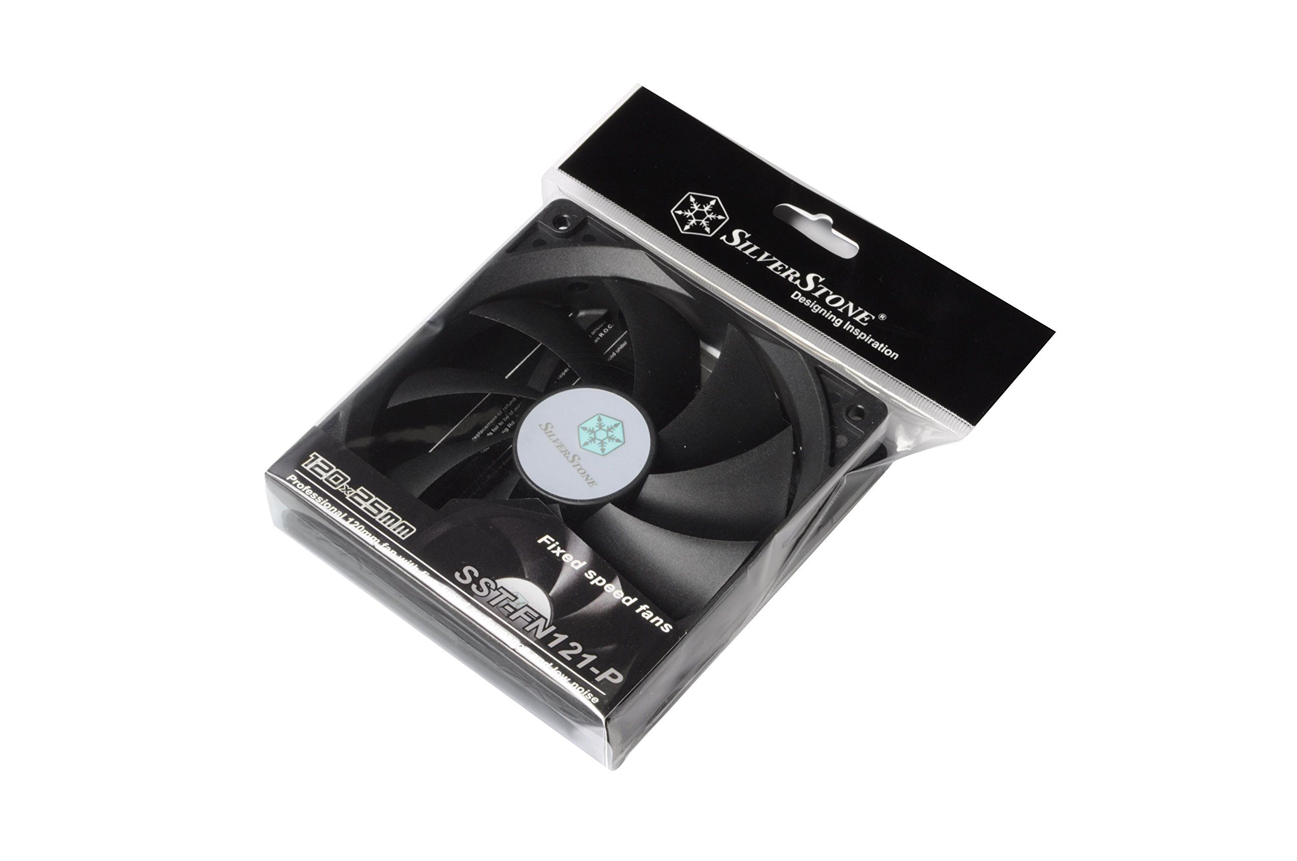 SilverStone FN SST-FN121-P 120mm Gehäuselüfter schwarz
