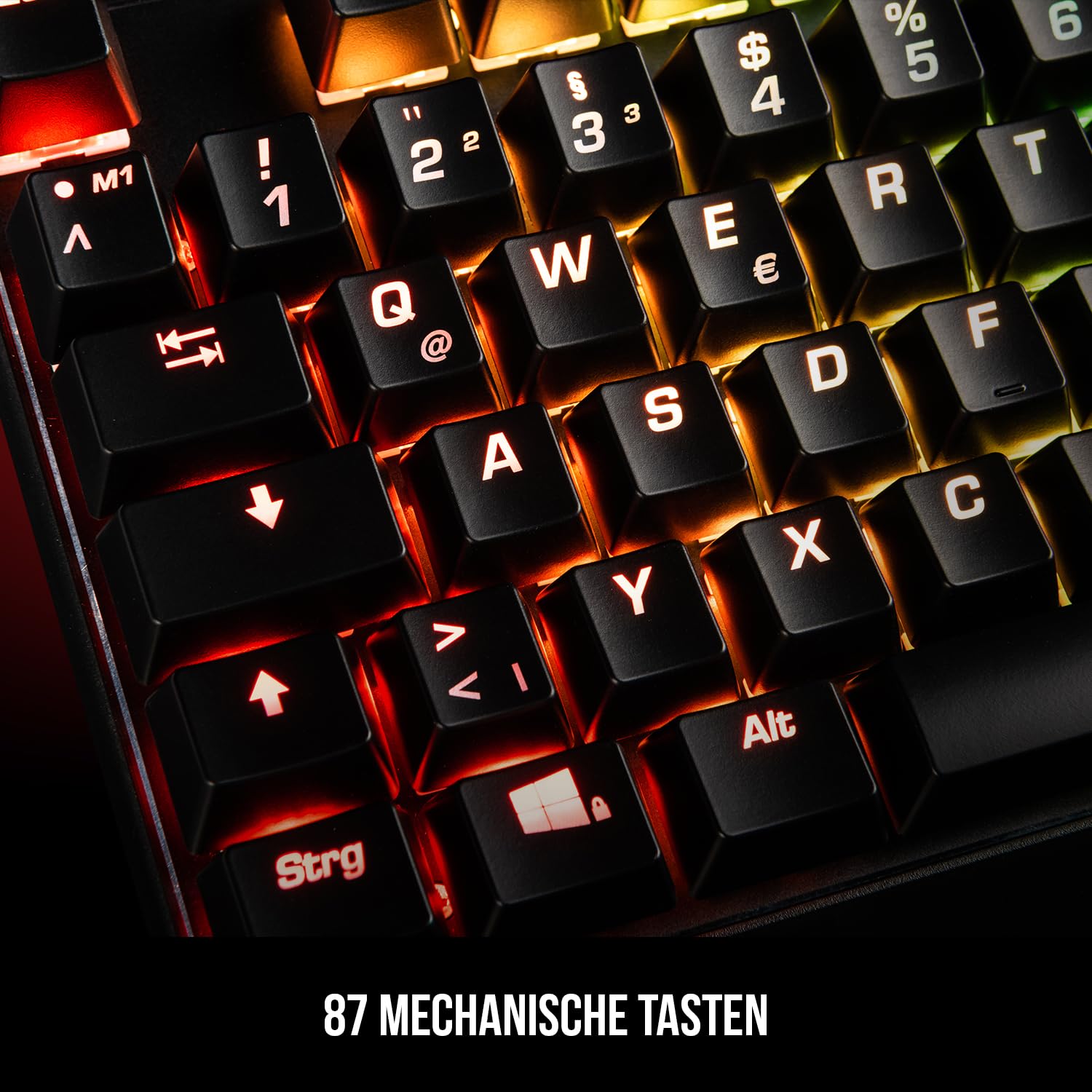 Modecom Volcano Lanparty Plus RGB Tastatur TKL Brown QWERTZ
