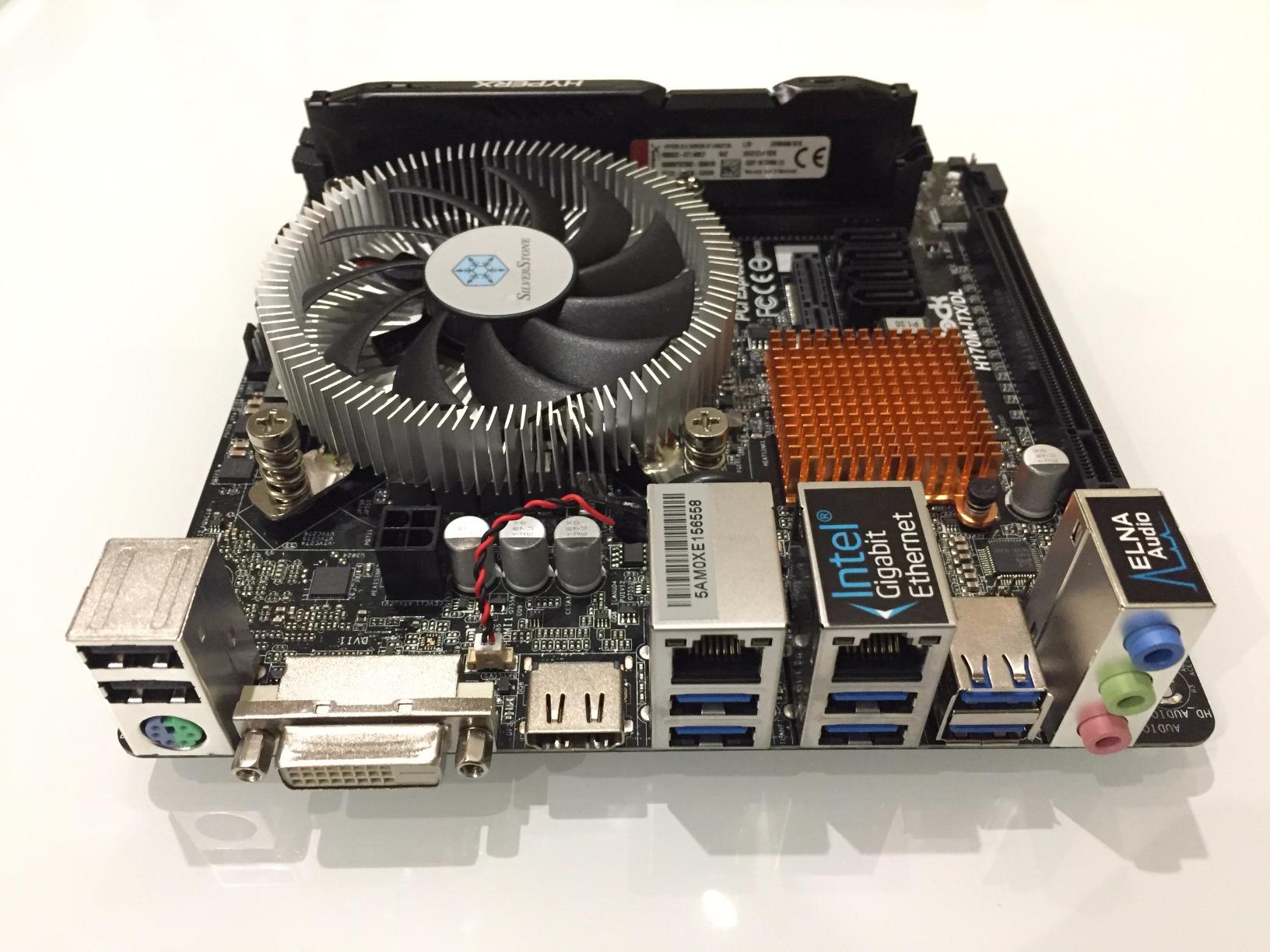 SilverStone Nitrogon NT07-115X CPU-Kühler Low-Profile 80mm