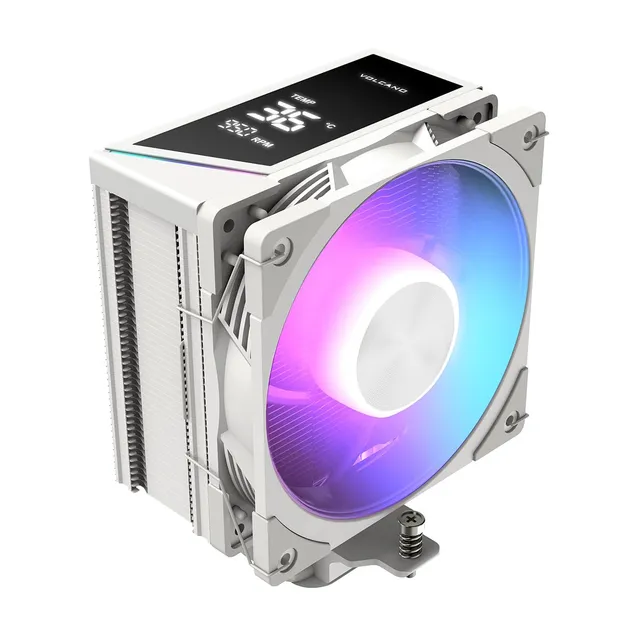 Modecom Volcano T202 LCD ARGB CPU-Kühler weiß Display