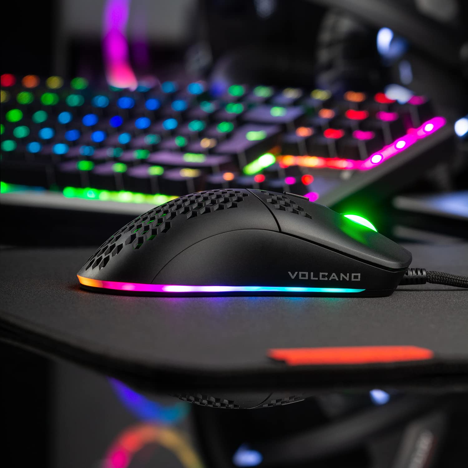 Modecom Volcano Shinobi 3360 Gaming-Maus 72 g schwarz