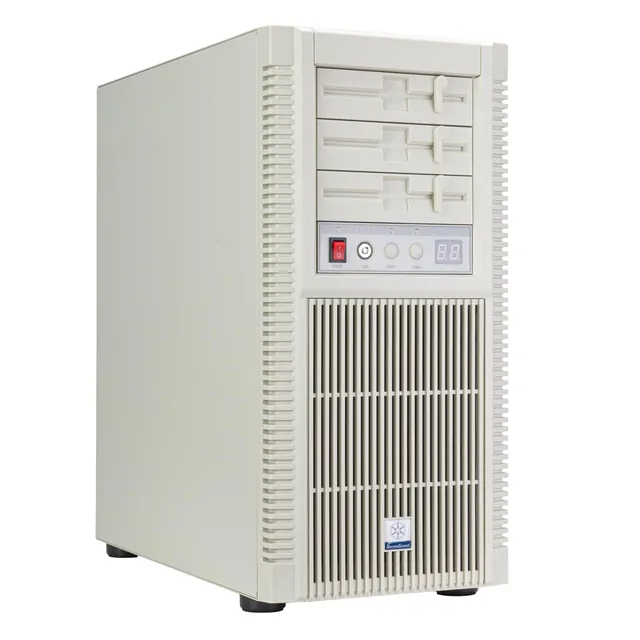 SilverStone FLP02 SST-FLP02W Tower-Gehäuse weiß Retro 360mm